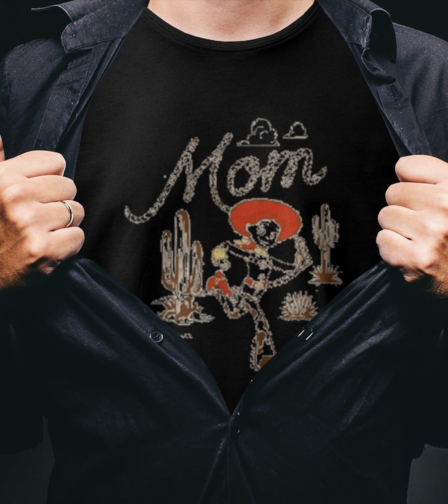 Mom Toy Story Jessie Western Cropped Cactus T-Shirt