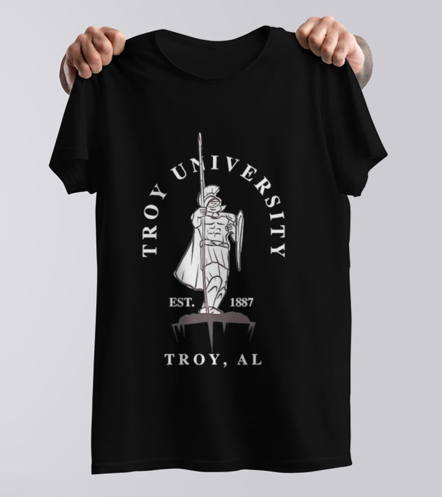 Troy University Trojan Warrior Est 1887 Troy AL T-Shirt