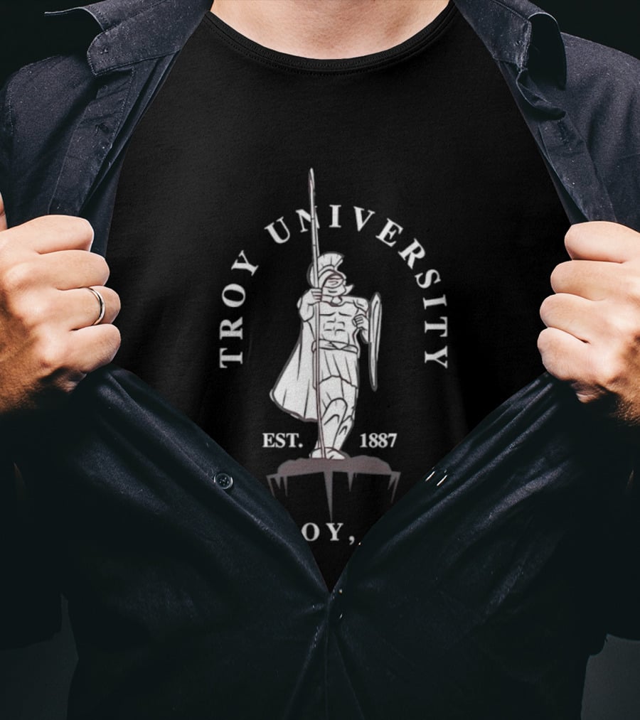 Troy University Trojan Warrior Est 1887 Troy AL T-Shirt