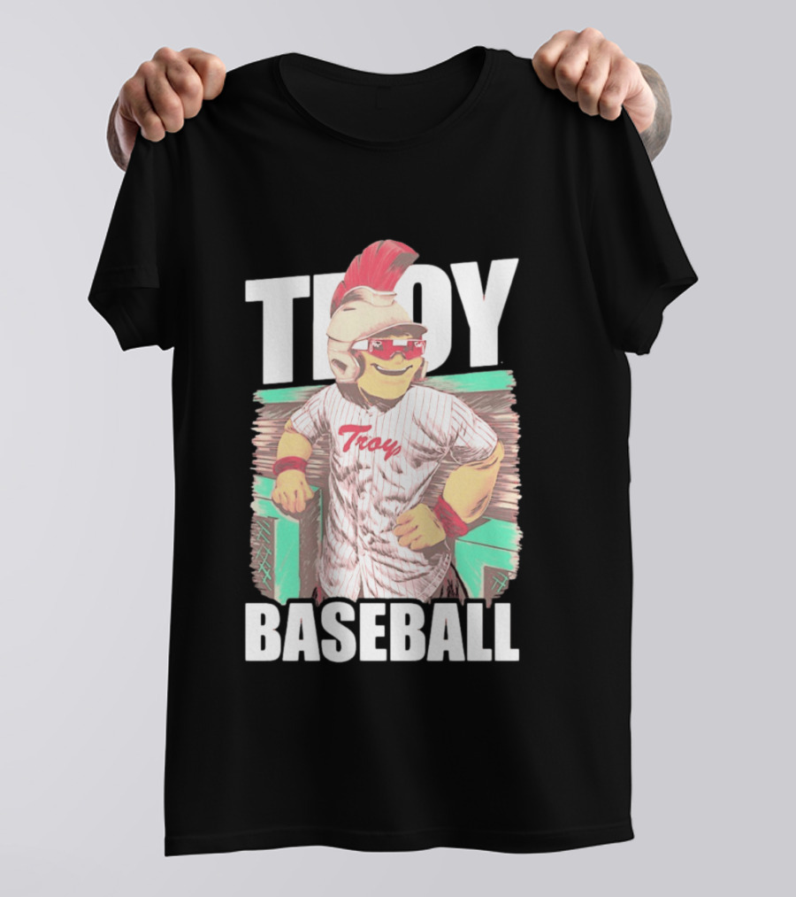 Troy University Trojans Baseball Team Collegiate Athletic Spirit T-Shirt