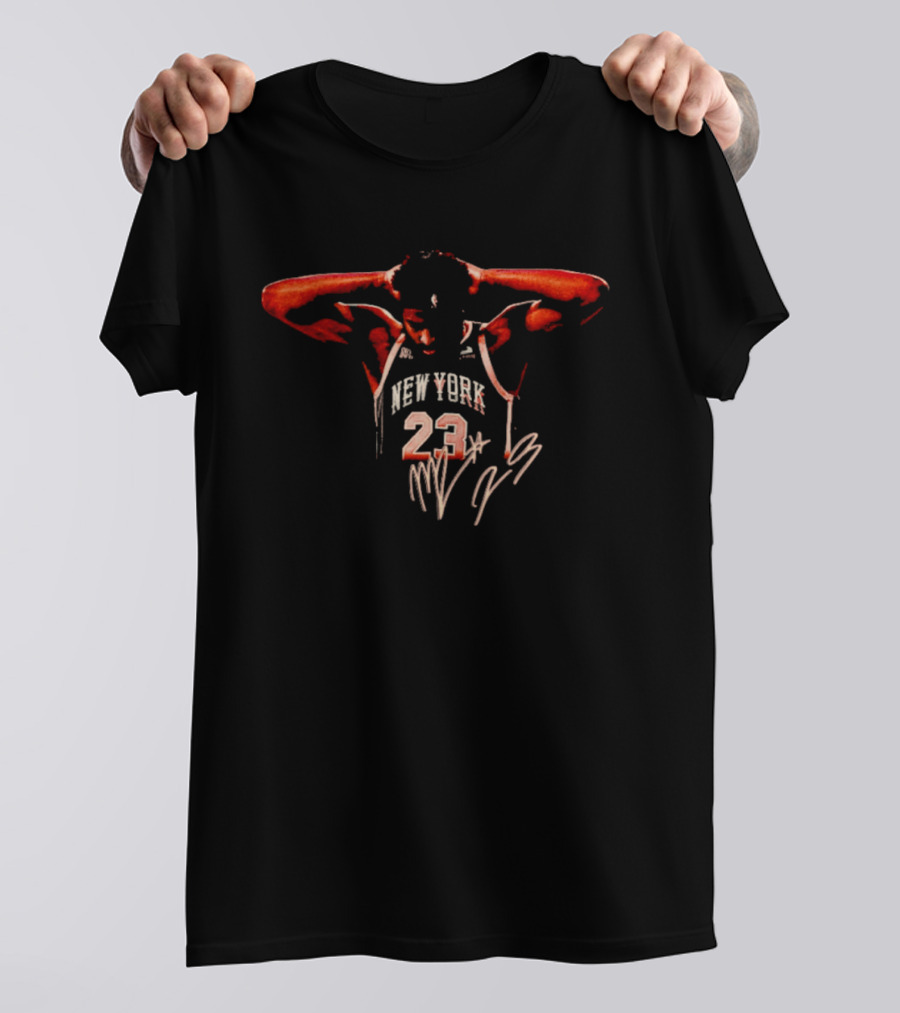 New York Knicks 23 Jersey Basketball Player T-Shirt