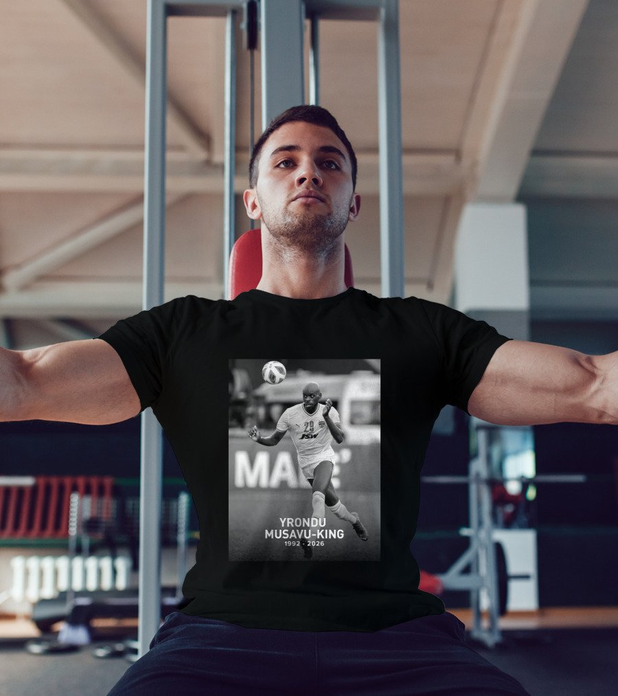 Yrondu Musavu King 29 JSW 1992 2026 Soccer Player T-Shirt