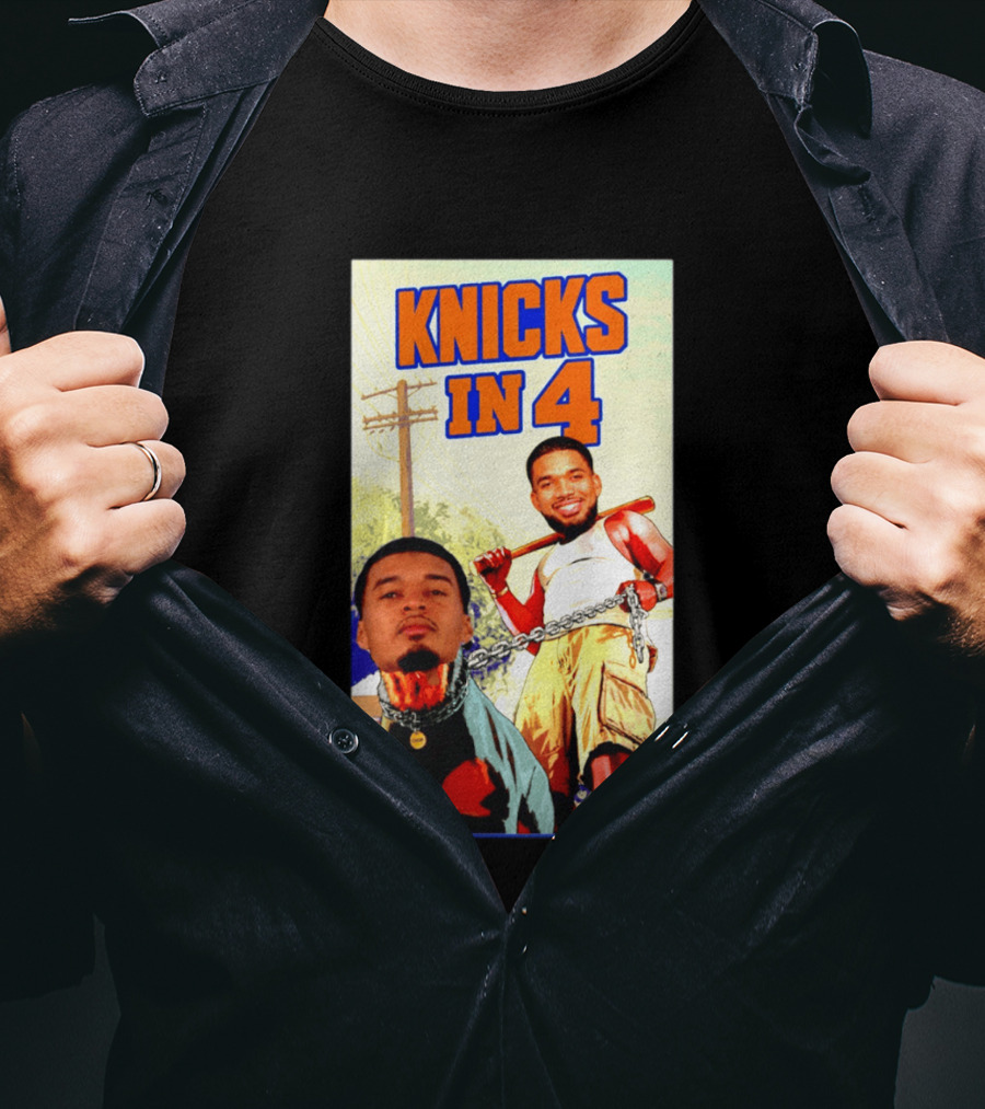 New York Knicks Knicks In 4 GTA V Meme San Antonio Spurs T-Shirt