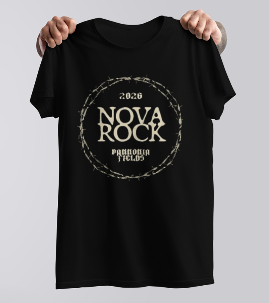 Nova Rock 2026 Festival Barbed Wire Two Sides T-Shirt