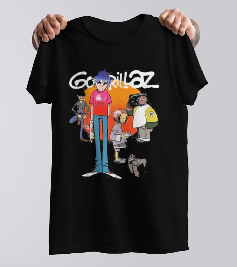 Gorillaz Summer Tour 2026 Band Members T-Shirt