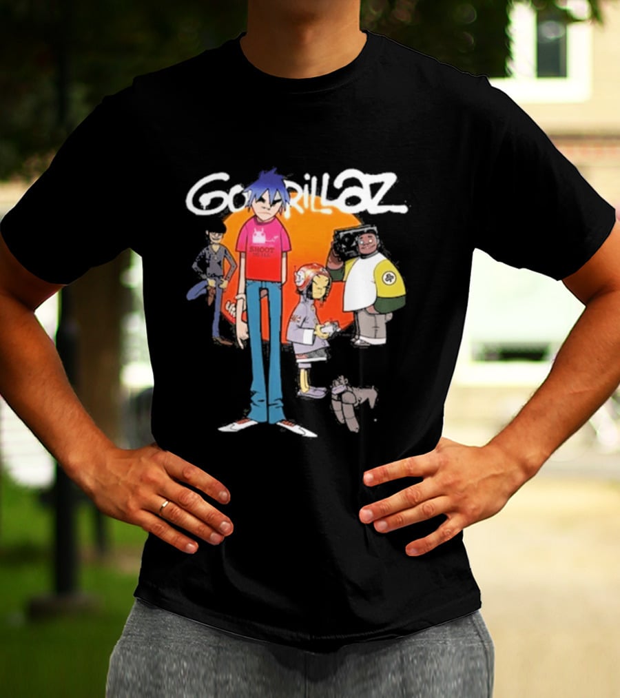 Gorillaz Summer Tour 2026 Band Members T-Shirt