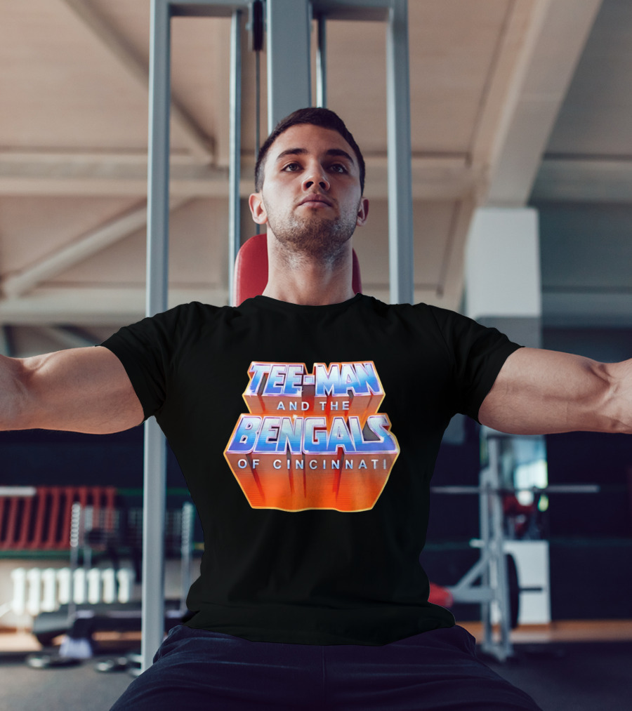 Tee Man And The Bengals Of Cincinnati T-Shirt