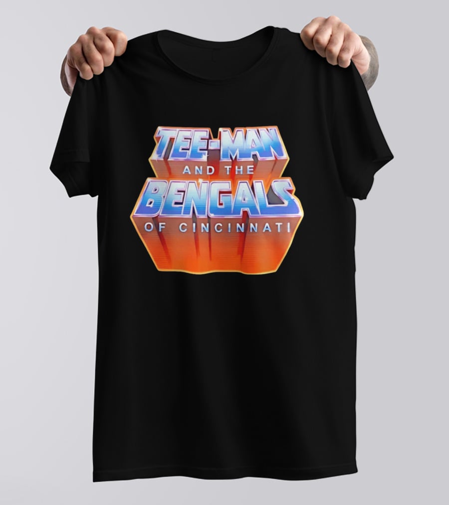 Tee Man And The Bengals Of Cincinnati T-Shirt