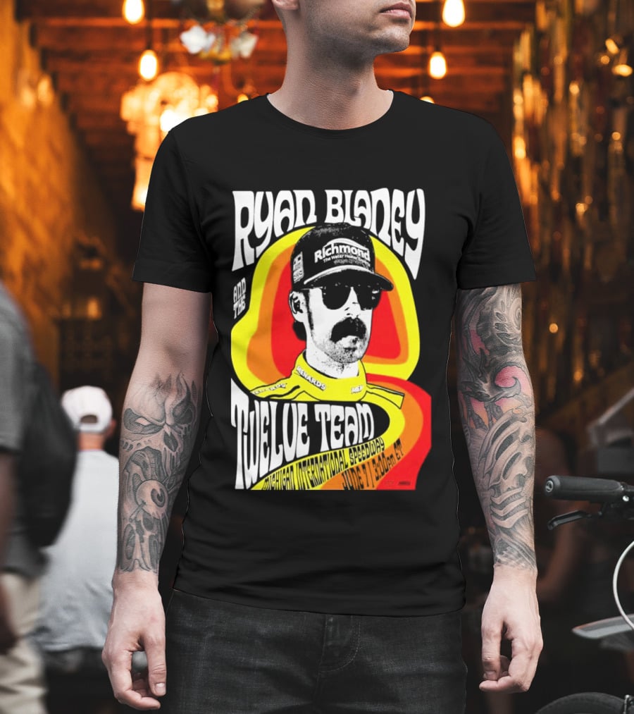 Ryan Blaney 12 Tribute Team Michigan International Speedway June 7 2026 T-Shirt