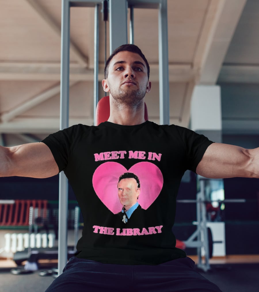 Meet Me In The Library Pink Heart Anthony Head Rupert Giles 2026 T-Shirt