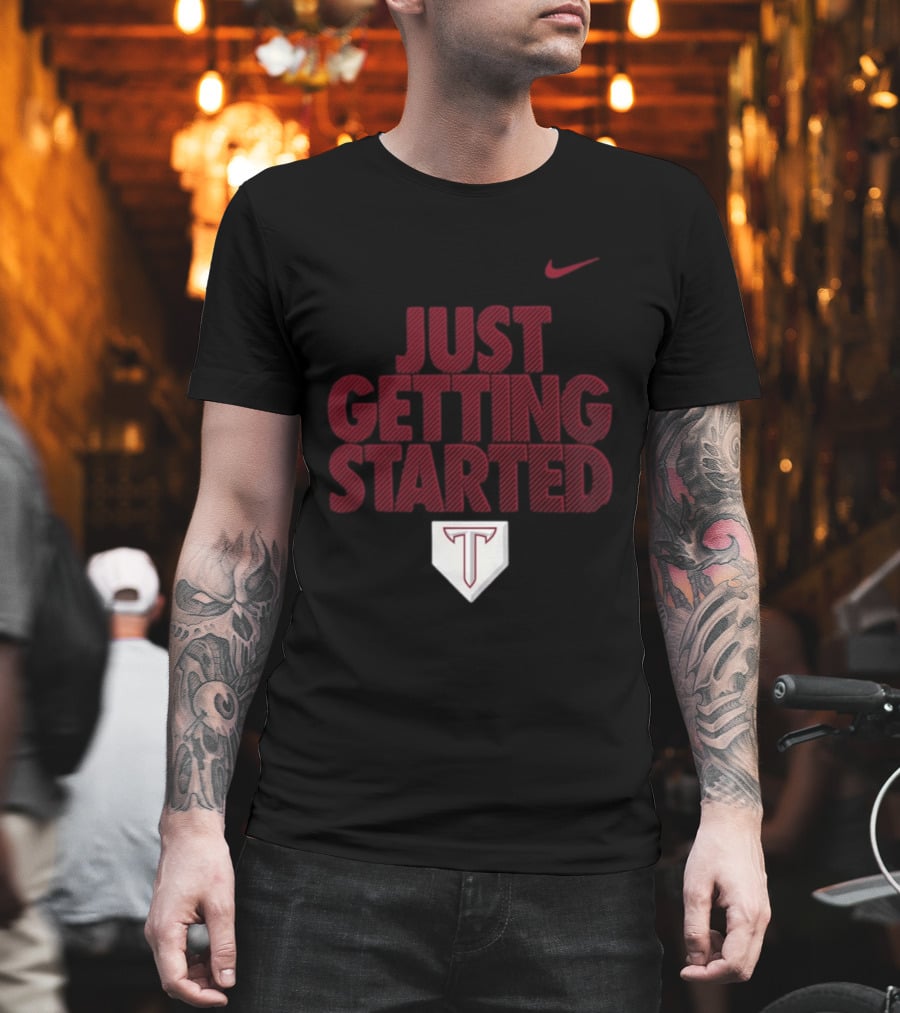 Nike Troy Trojans Just Getting Started T-Shirt