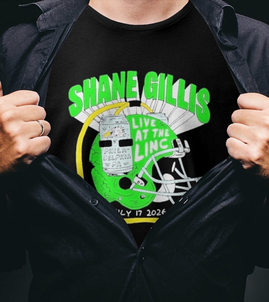 Shane Gillis Live At The Linc Philadelphia July 17 2026 Helmet T-Shirt
