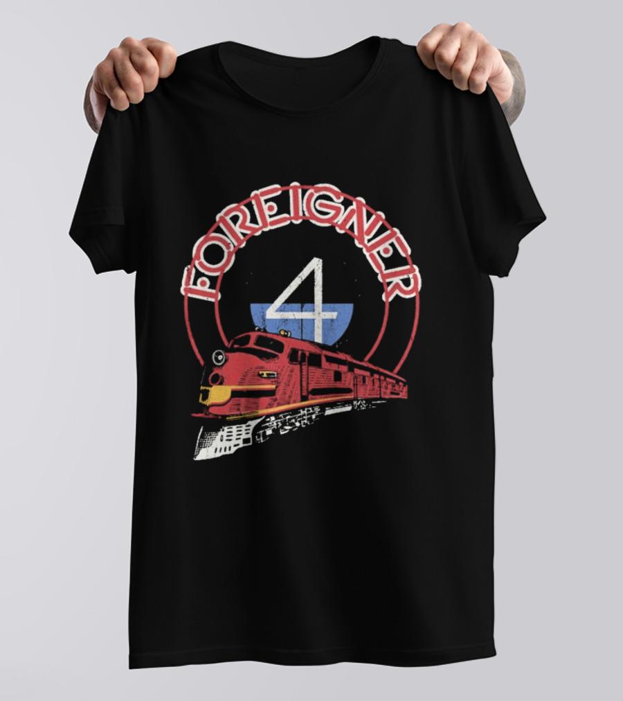 Foreigner 4 Train Red T-Shirt