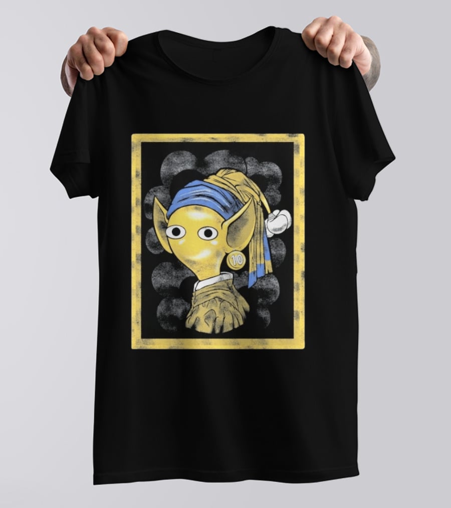 Girl With A Pellet Earring Alien Number 10 T-Shirt