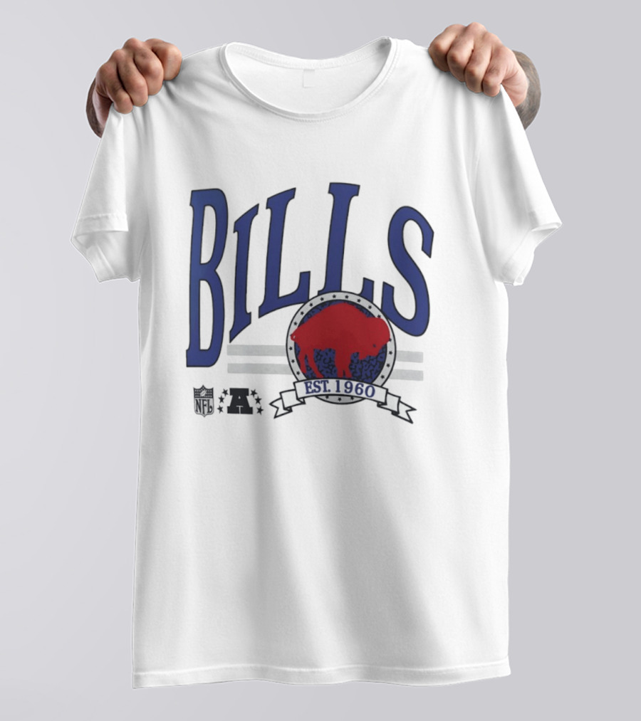 Buffalo Bills Est 1960 Blue Red Buffalo T-Shirt