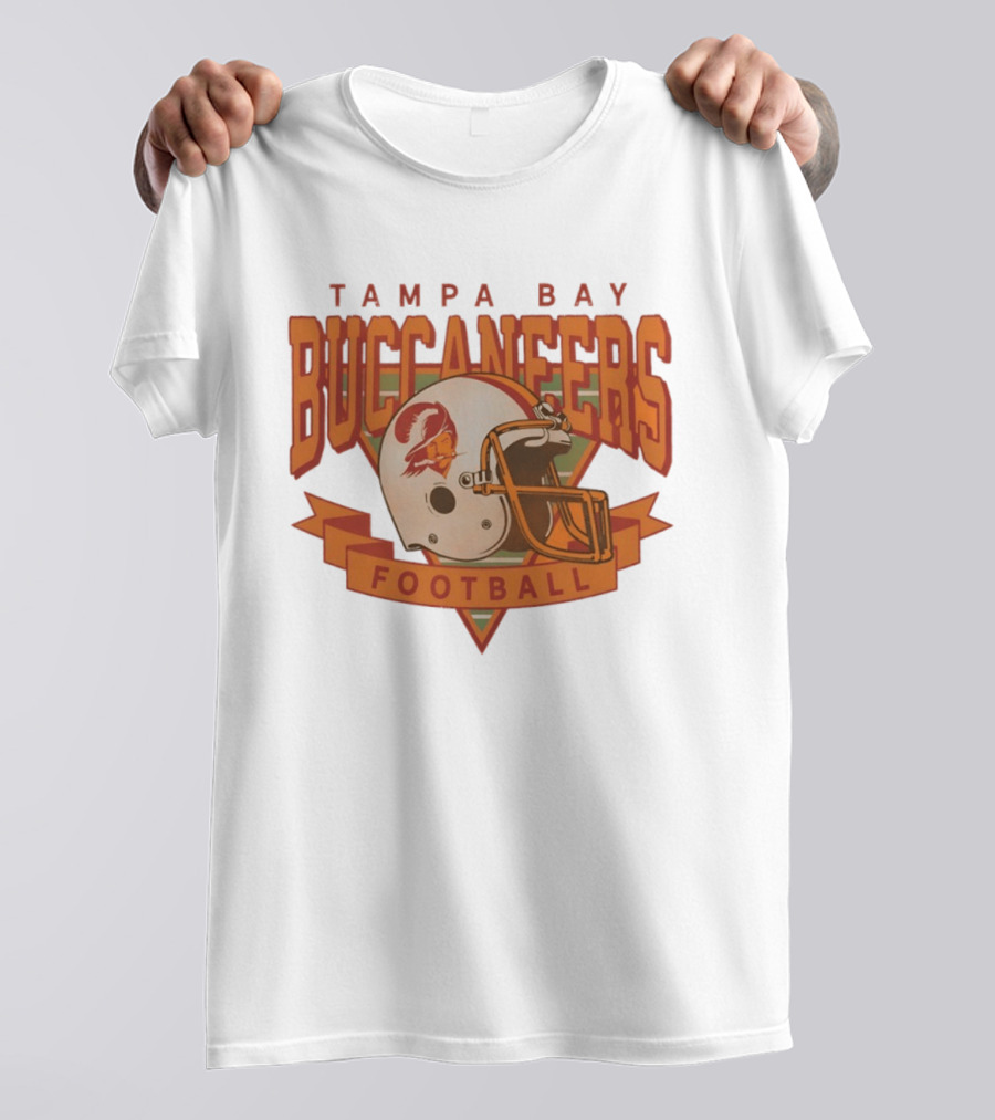 Tampa Bay Buccaneers Football Helmet T-Shirt