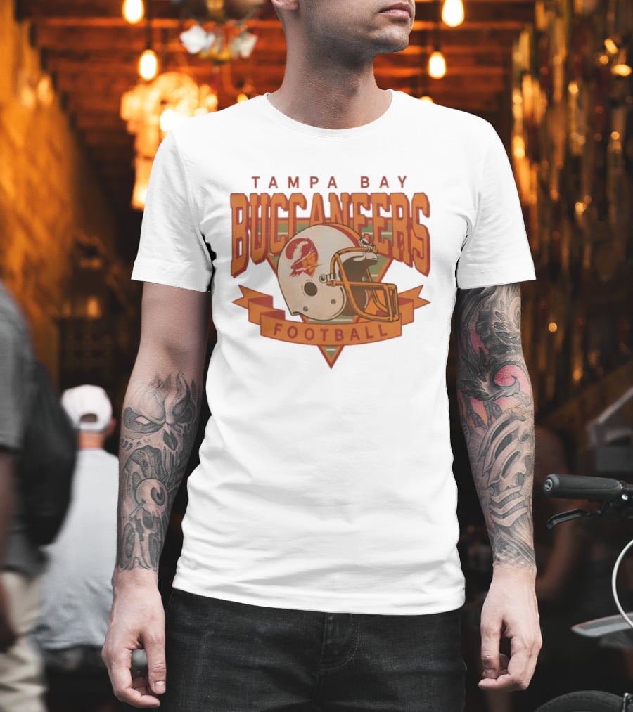 Tampa Bay Buccaneers Football Helmet T-Shirt