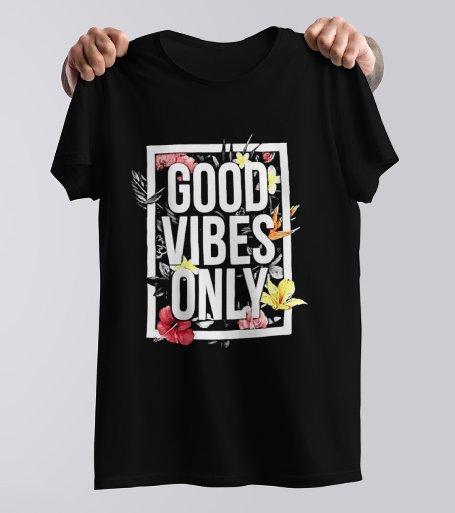 Alana Thompson Good Vibes Only Floral T-Shirt