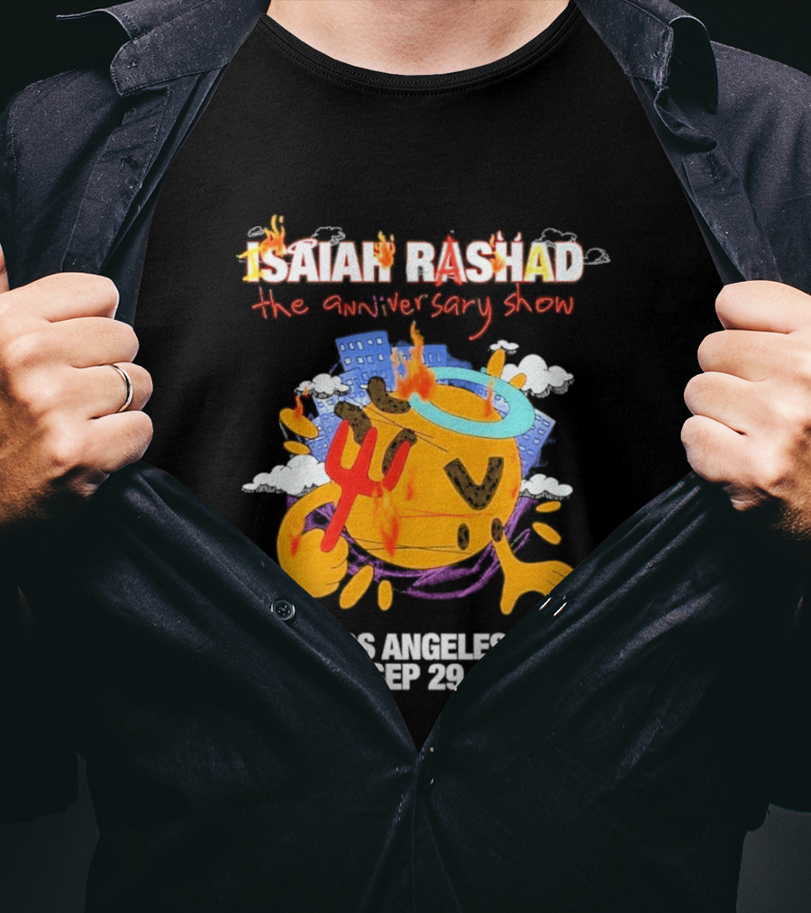 Isaiah Rashad The Anniversary Show Los Angeles Sep 29 T-Shirt