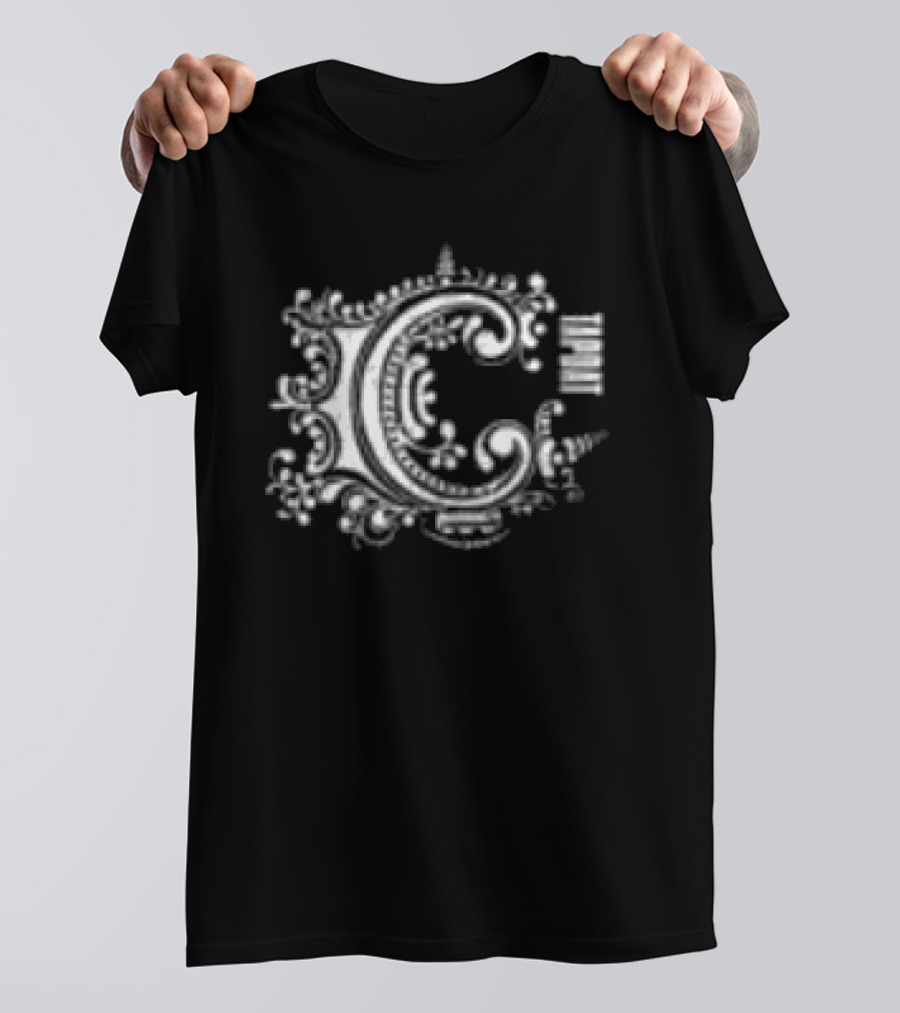 Chiodos Tapdat Circular Dance Store C Letter Ornate T-Shirt