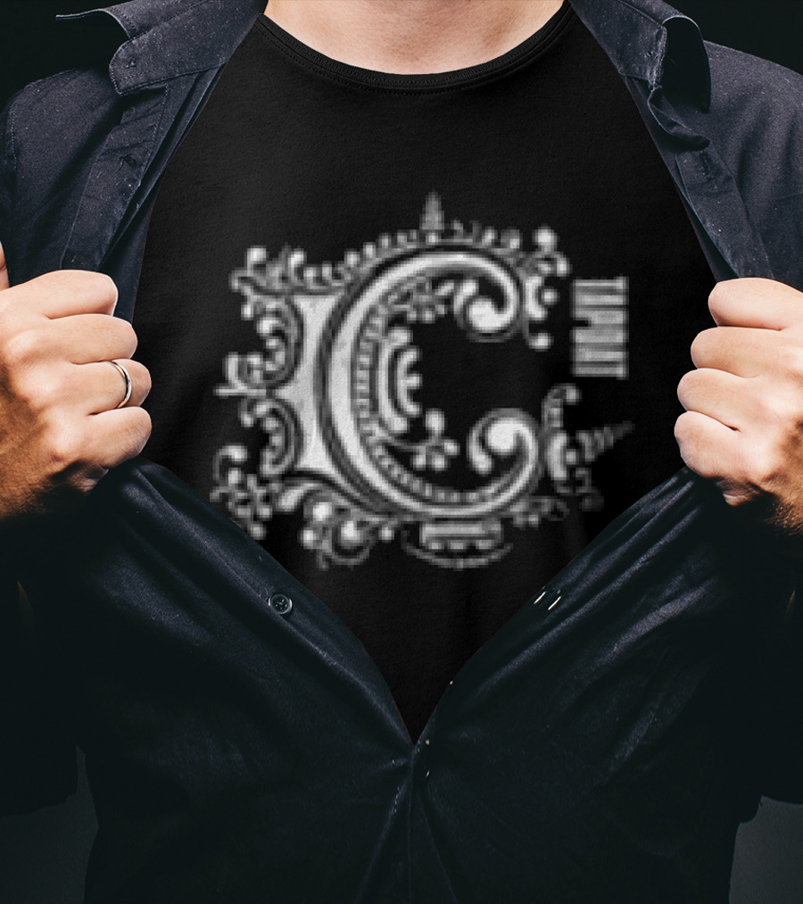 Chiodos Tapdat Circular Dance Store C Letter Ornate T-Shirt
