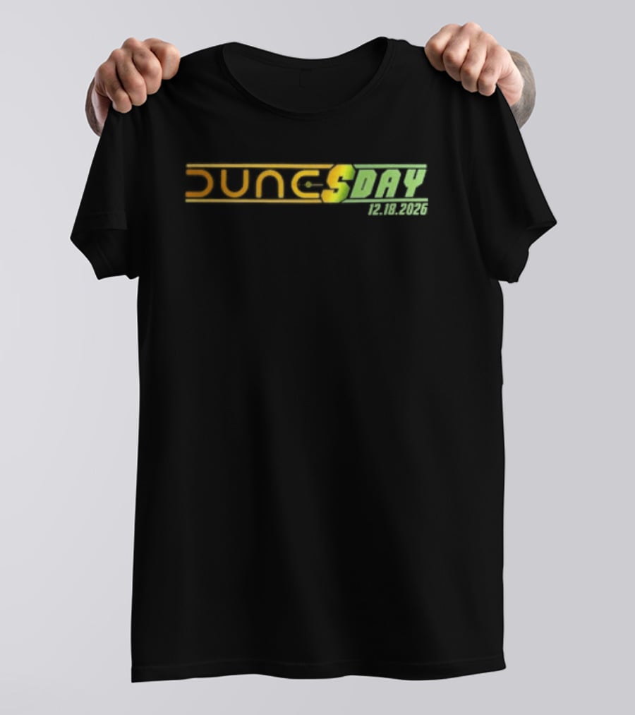 Dunesday December 18 2026 Dune Movie Release Date T-Shirt