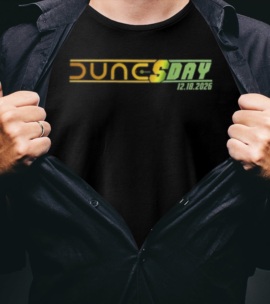 Dunesday December 18 2026 Dune Movie Release Date T-Shirt