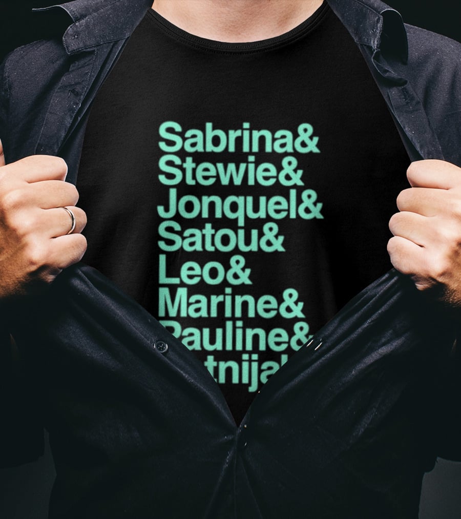 Sabrina Stewie Jonquel Satou Leo Marine Pauline Betnijah New York Liberty 2026 WNBA Players T-Shirt