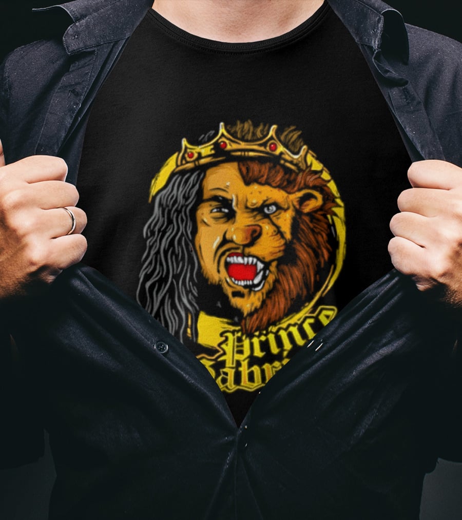 Prince Gabriel Regal Lion Face Crown Majesty T-Shirt