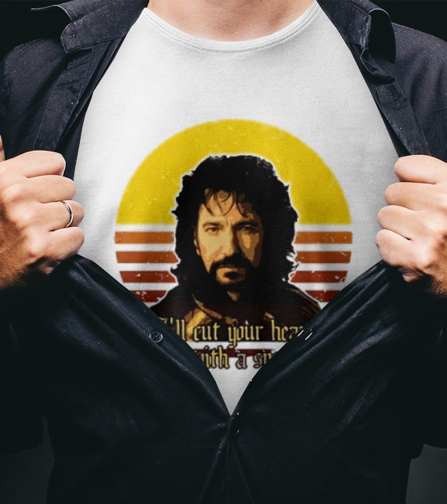 Alan Rickman I'll Cut Your Heart Out With A Spoon T-Shirt
