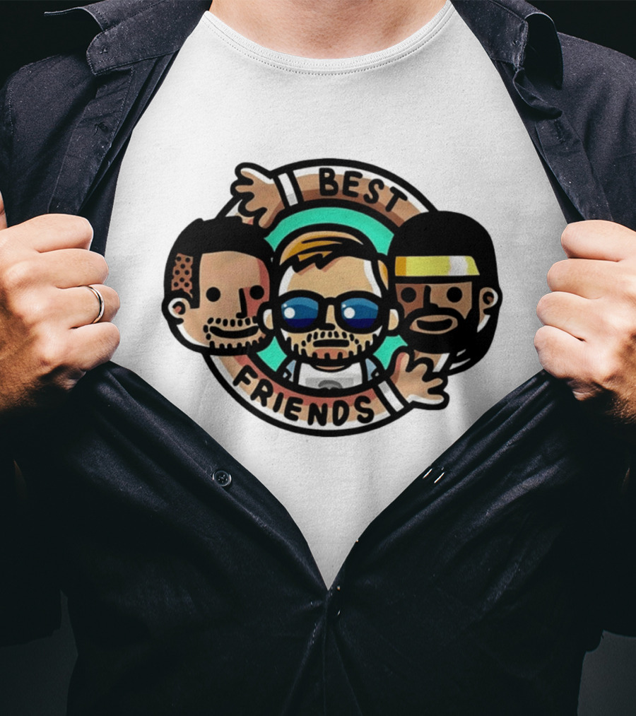 All Elite Wrestling Best Friends Cartoon Characters T-Shirt