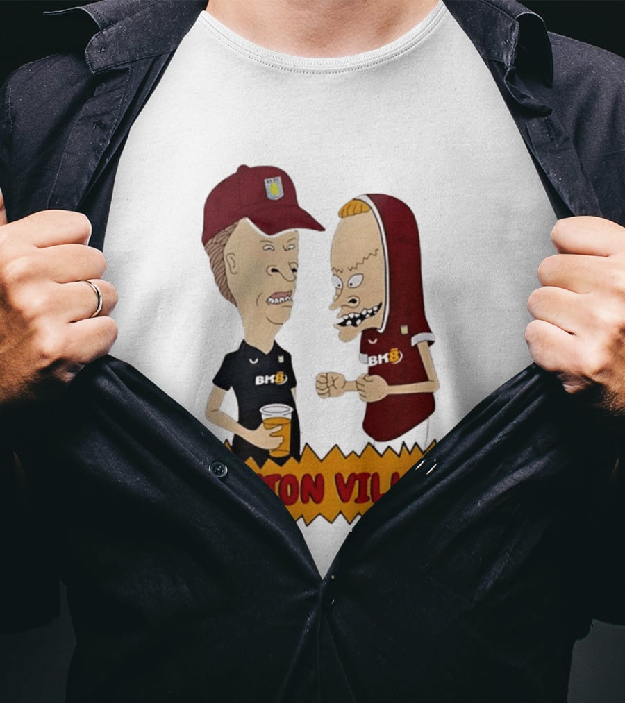 Aston Villa Beavis And Butt Head BK8 T-Shirt