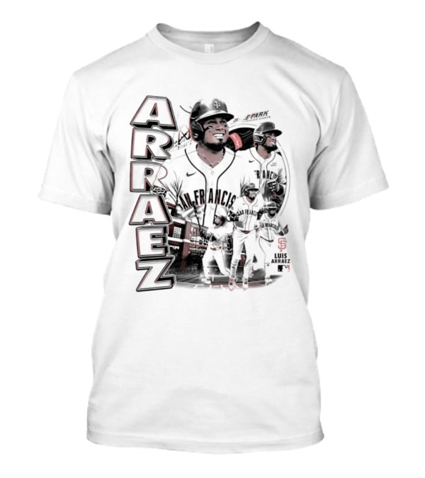 San Francisco Giants Luis Arraez MLB 2026 Collage T-Shirt