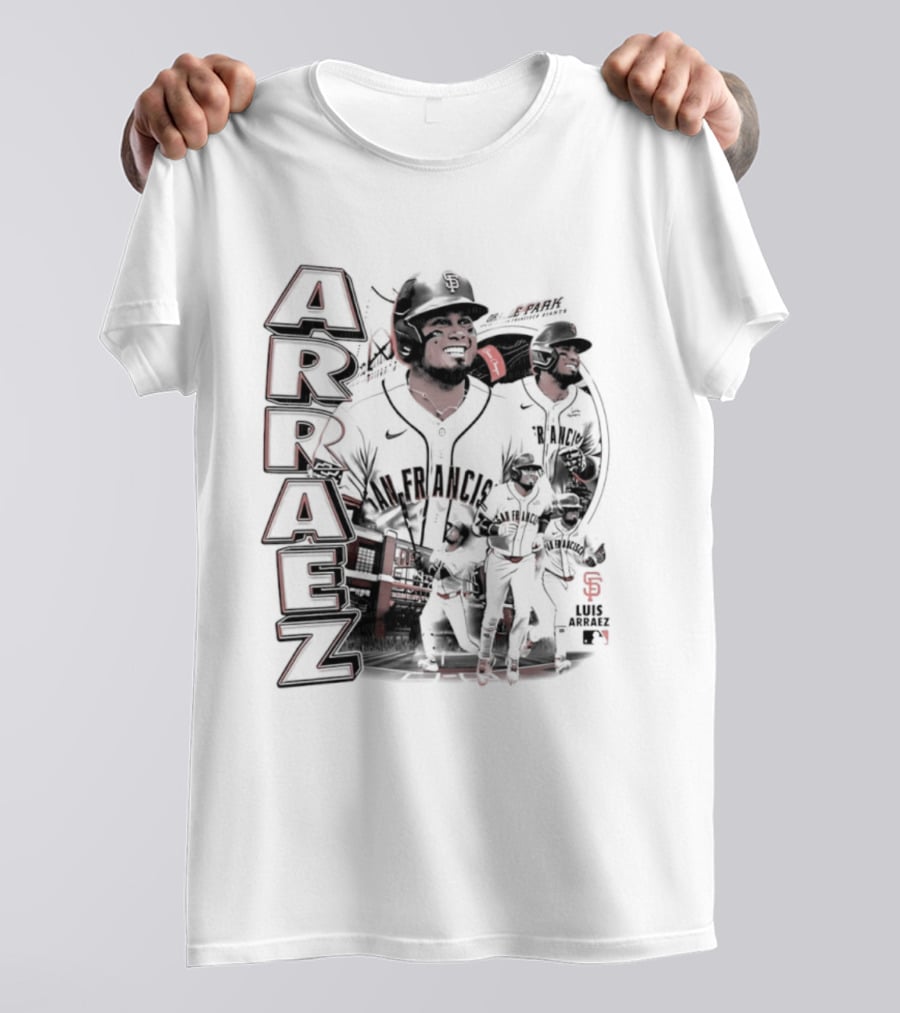 San Francisco Giants Luis Arraez MLB 2026 Collage T-Shirt