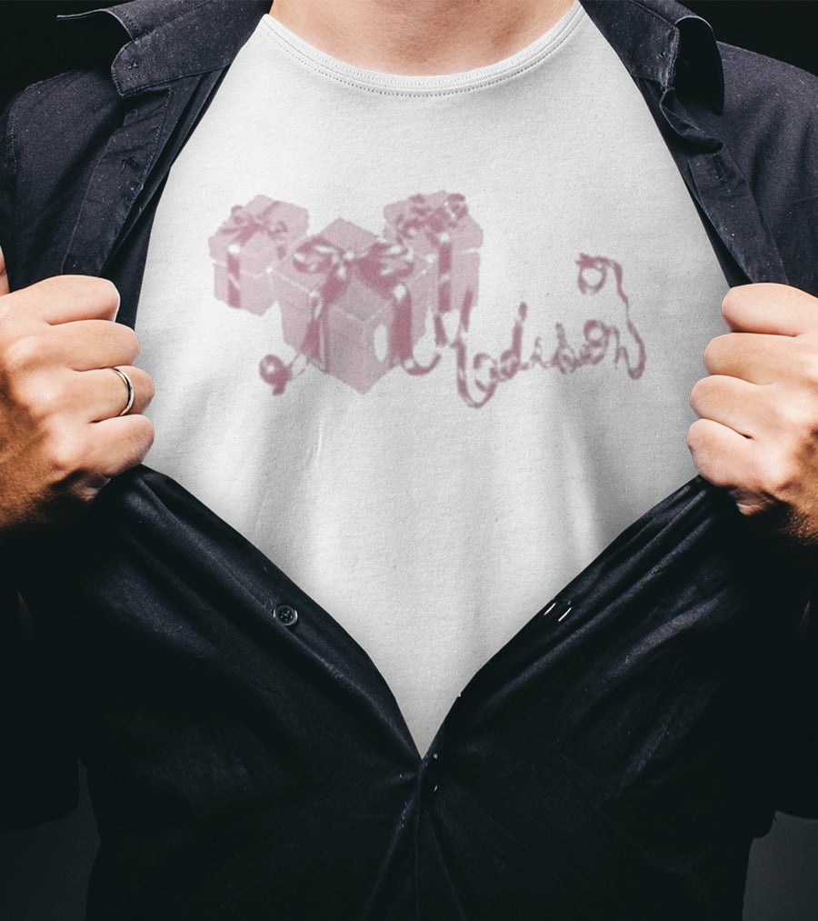 Madison Pink Ribbon Gift Boxes T-Shirt