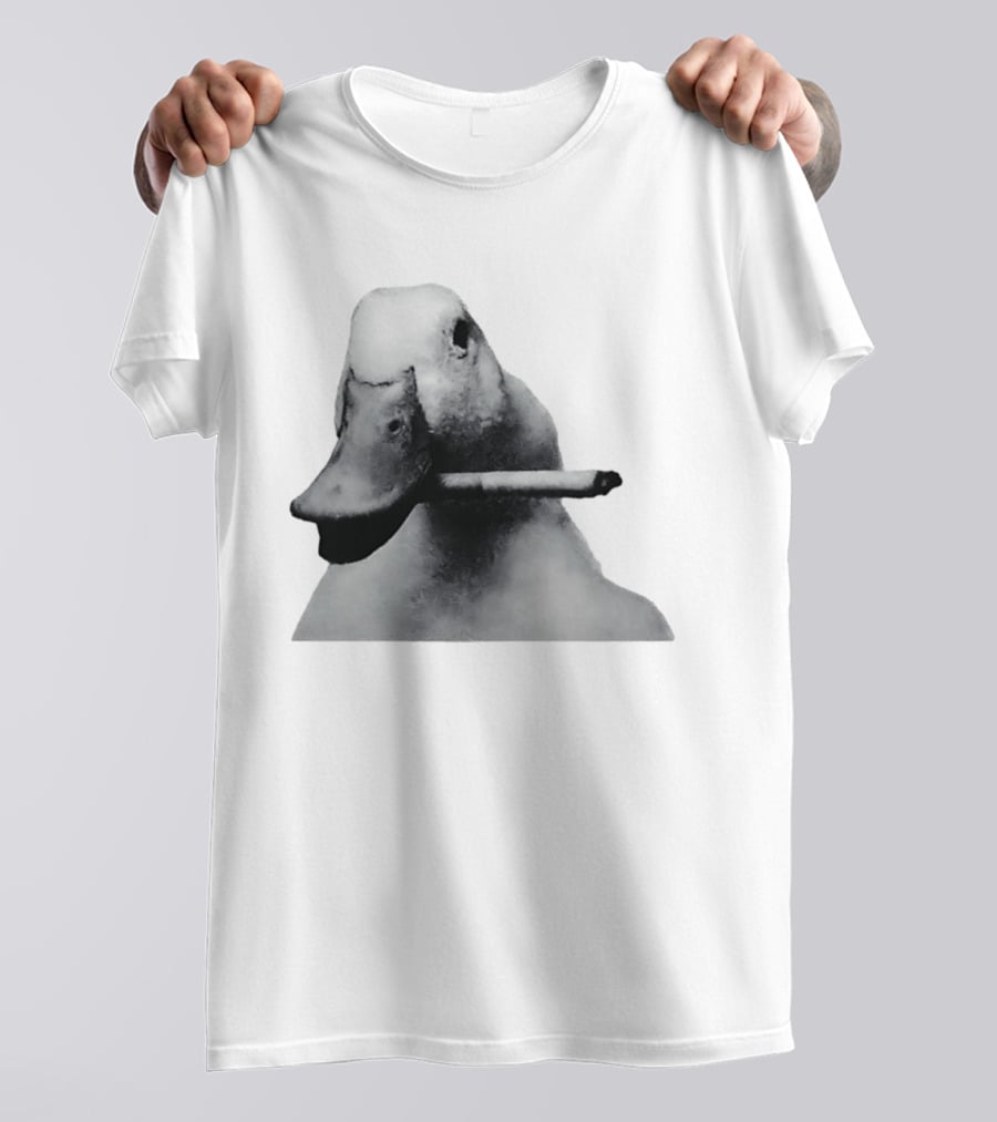 Duck With Cigarette Meme Smoking Duck Meme T-Shirt