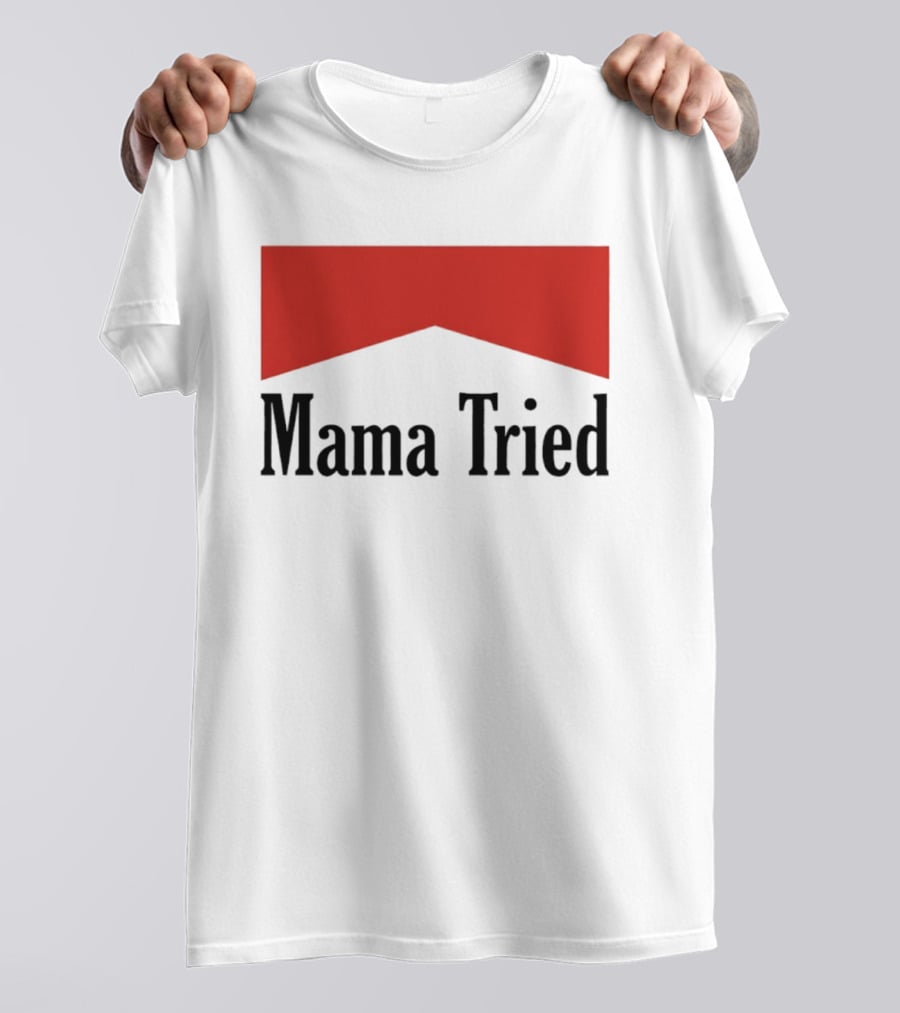 Mama Tried Red Chevron T-Shirt