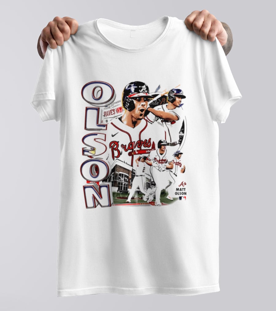Matt Olson Braves 2026 MLB Collage Nike Swingman T-Shirt