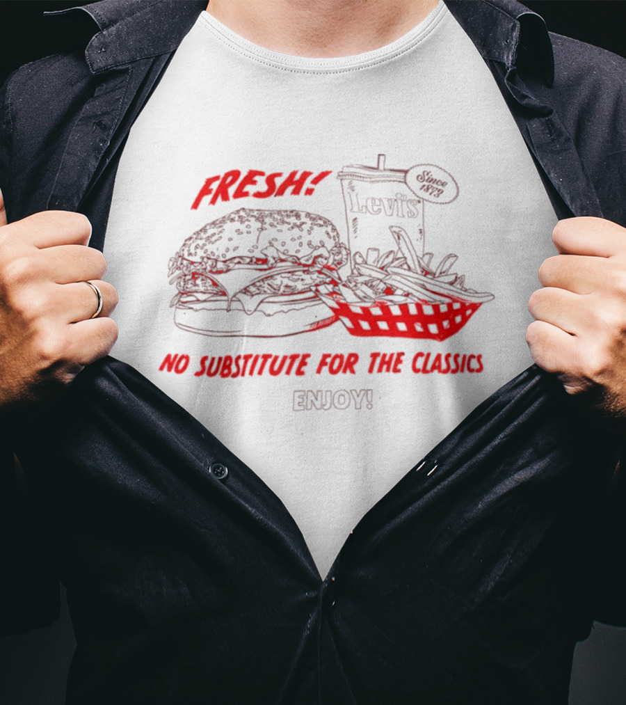 FRESH No Substitute For The Classics Enjoy Levis T-Shirt