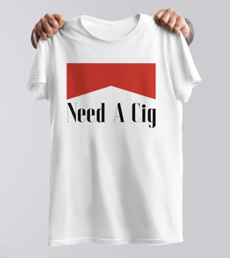 Need A Cig Marlboro Red Chevron T-Shirt