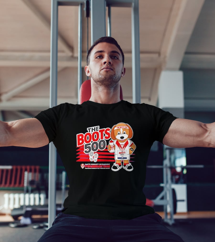 The Boots 500 Saints Community Development Foundation Adventures T-Shirt