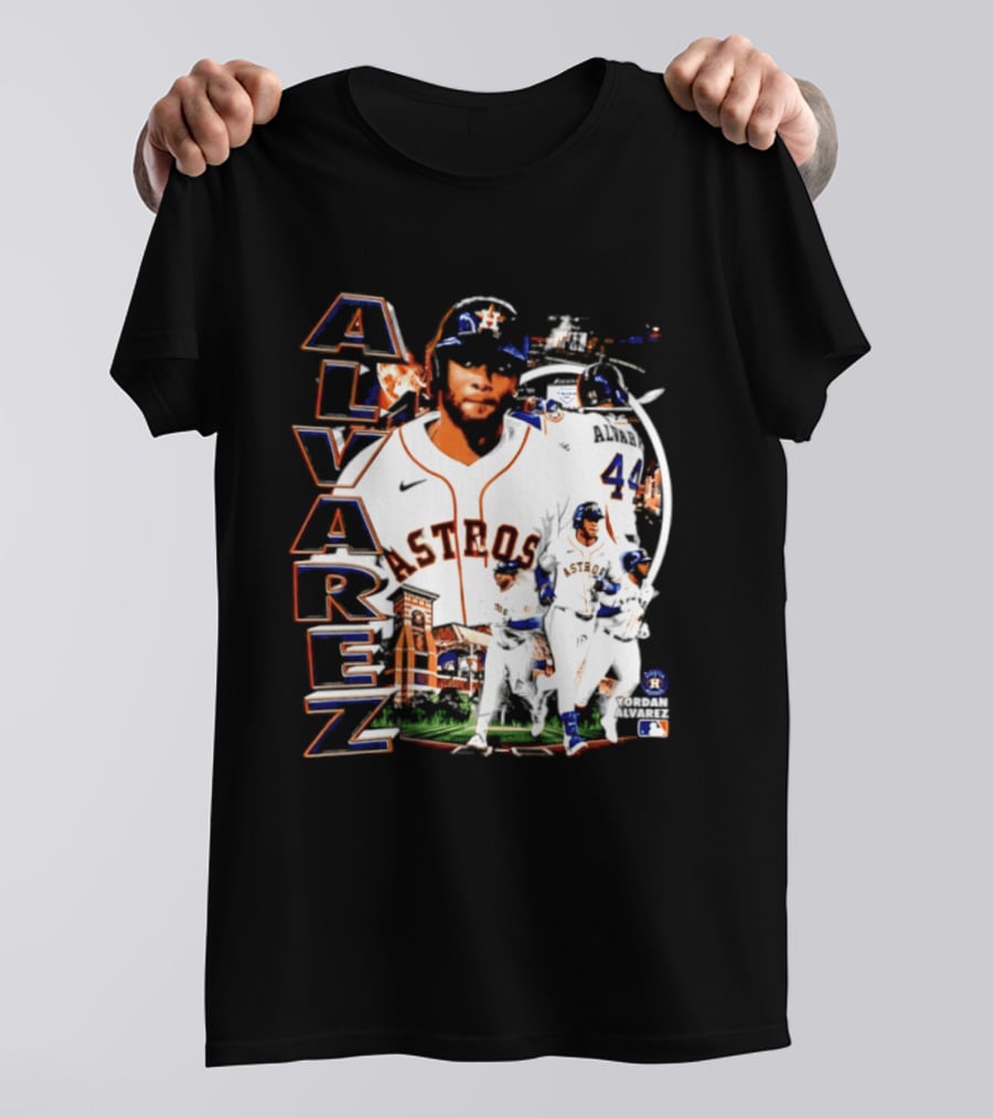 Yordan Alvarez Astros Baseball Number 44 Collage T-Shirt
