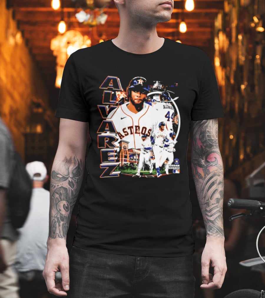 Yordan Alvarez Astros Baseball Number 44 Collage T-Shirt