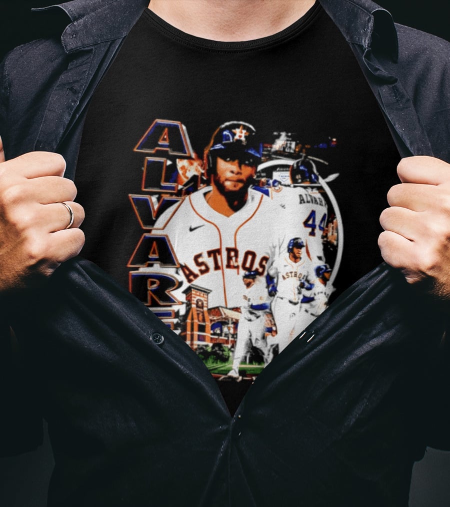 Yordan Alvarez Astros Baseball Number 44 Collage T-Shirt