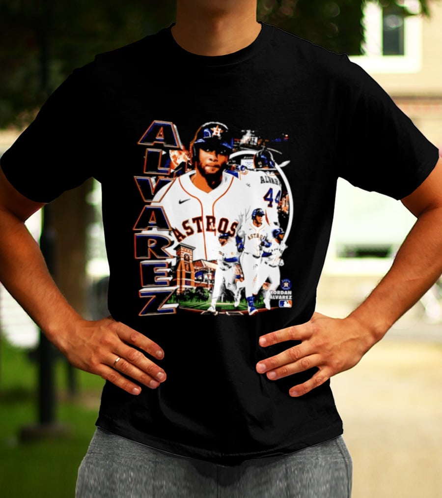 Yordan Alvarez Astros Baseball Number 44 Collage T-Shirt