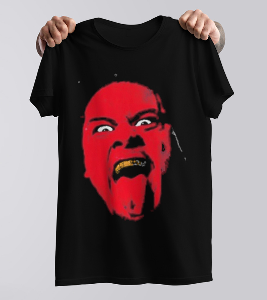 Zilla Fatu Distressed Wrestling Face T-Shirt