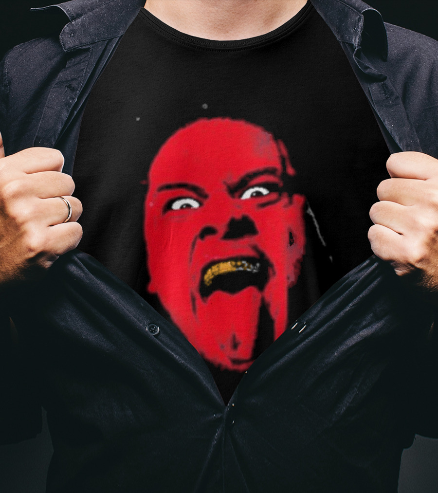 Zilla Fatu Distressed Wrestling Face T-Shirt