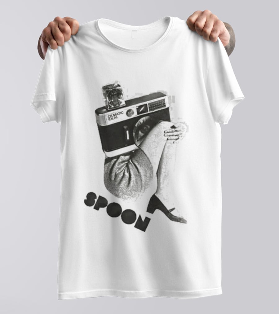 Spoon Camera Silver Iconic Utensil T-Shirt