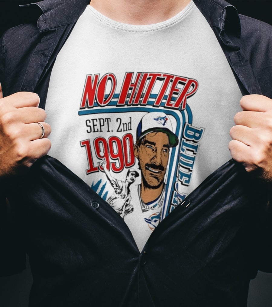 Toronto Blue Jays No Hitter Dave Stieb Sept 2nd 1990 T-Shirt
