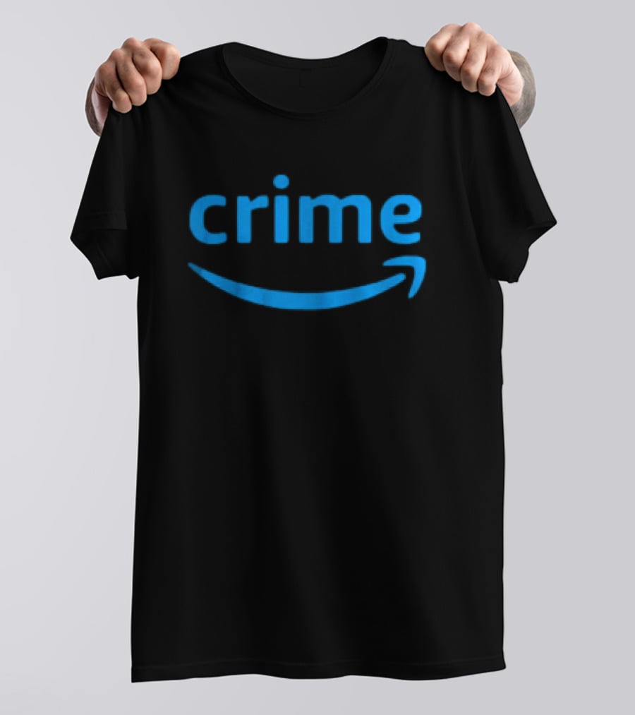 Amazon Prime Crime Parody Oversized T-Shirt